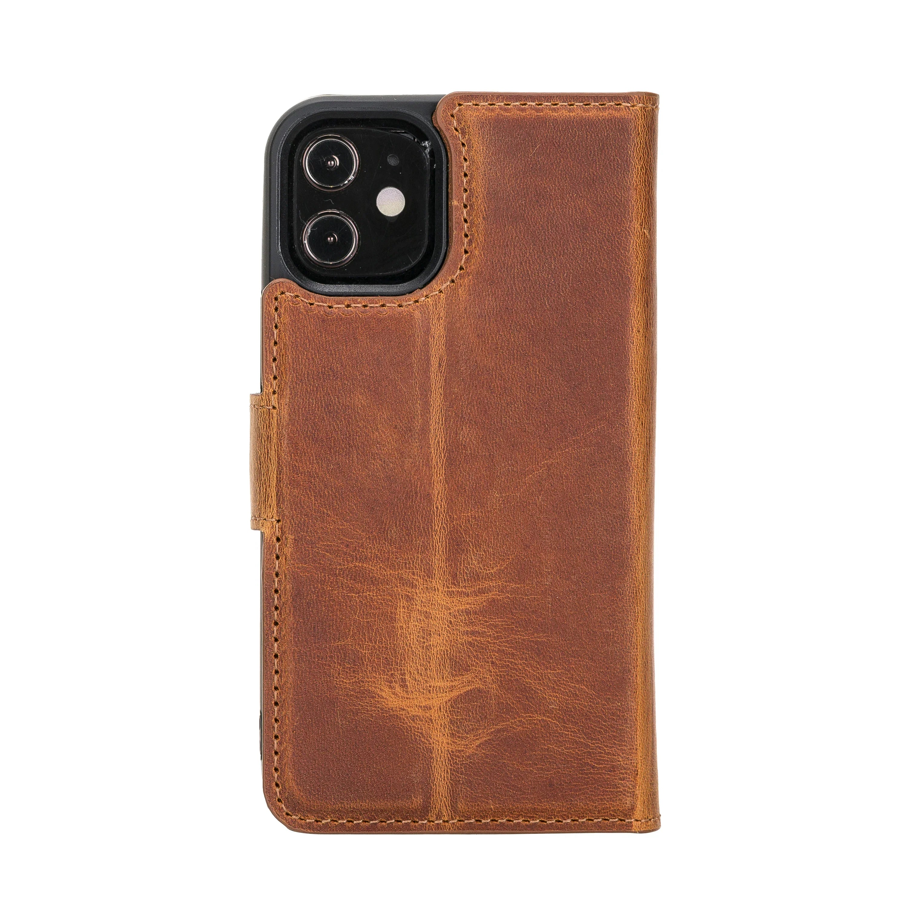 Liluri iPhone 12 Mini Detachable Leather Wallet Case Bouletta