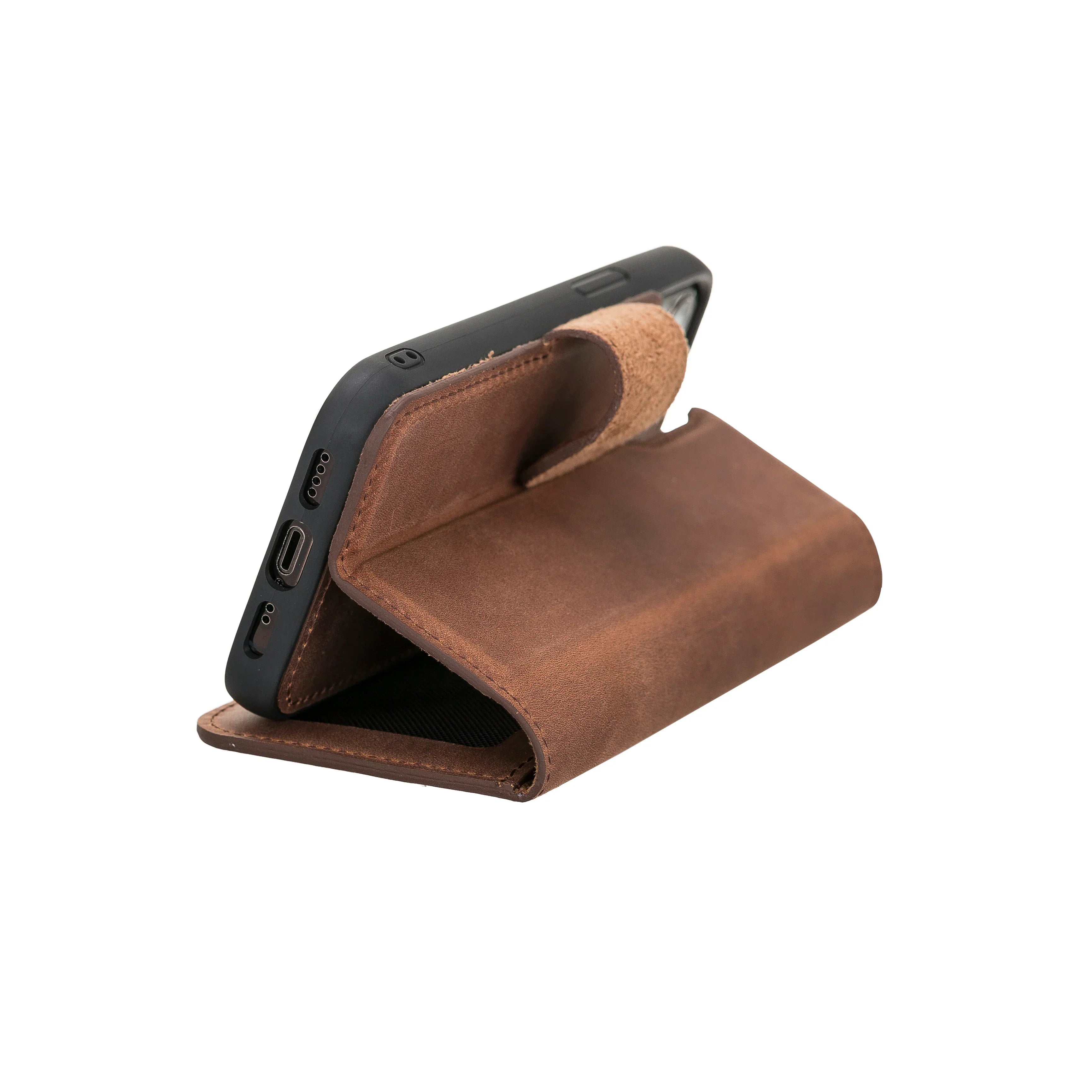 Liluri iPhone 12 Mini Detachable Leather Wallet Case Bouletta