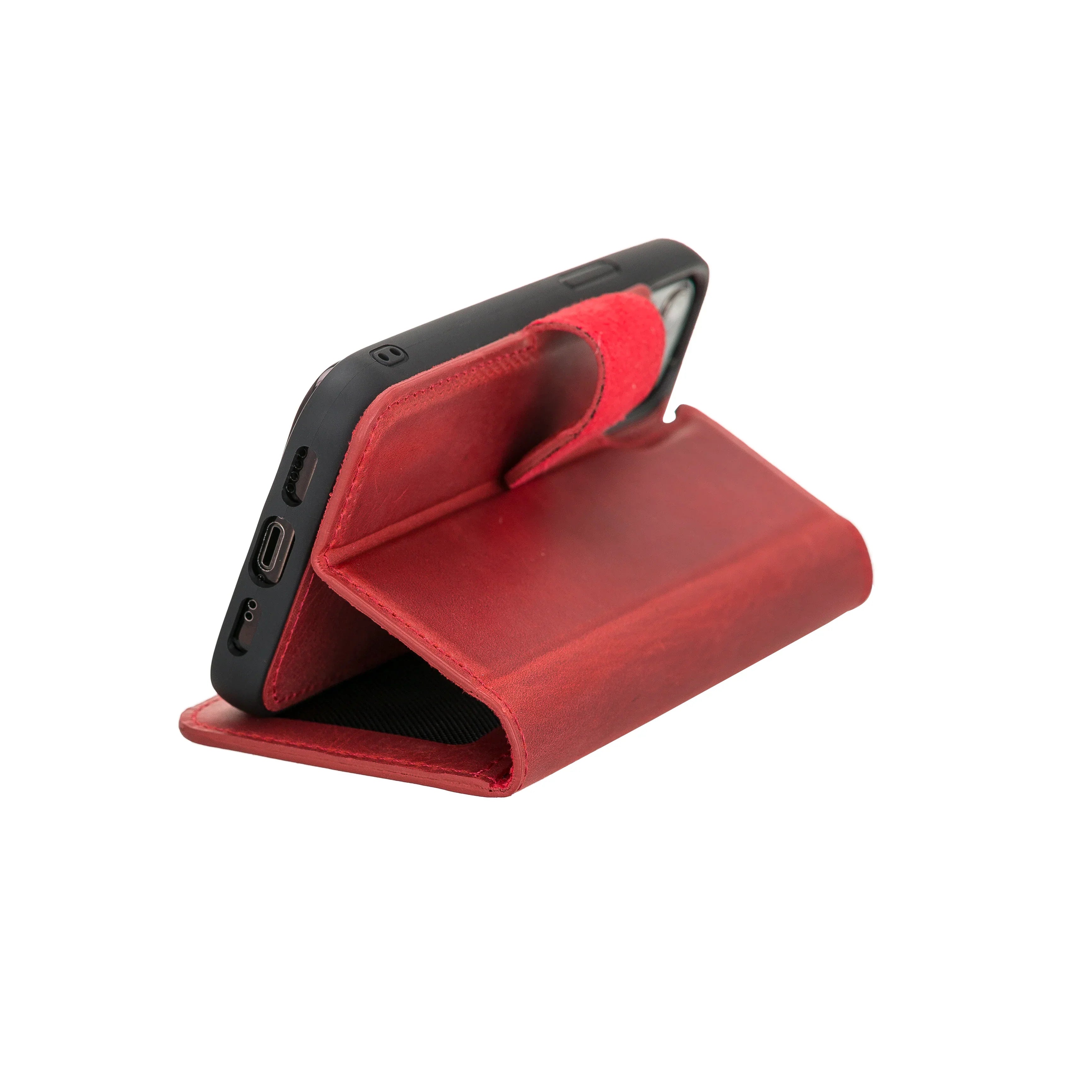 Liluri iPhone 12 Mini Detachable Leather Wallet Case Bouletta