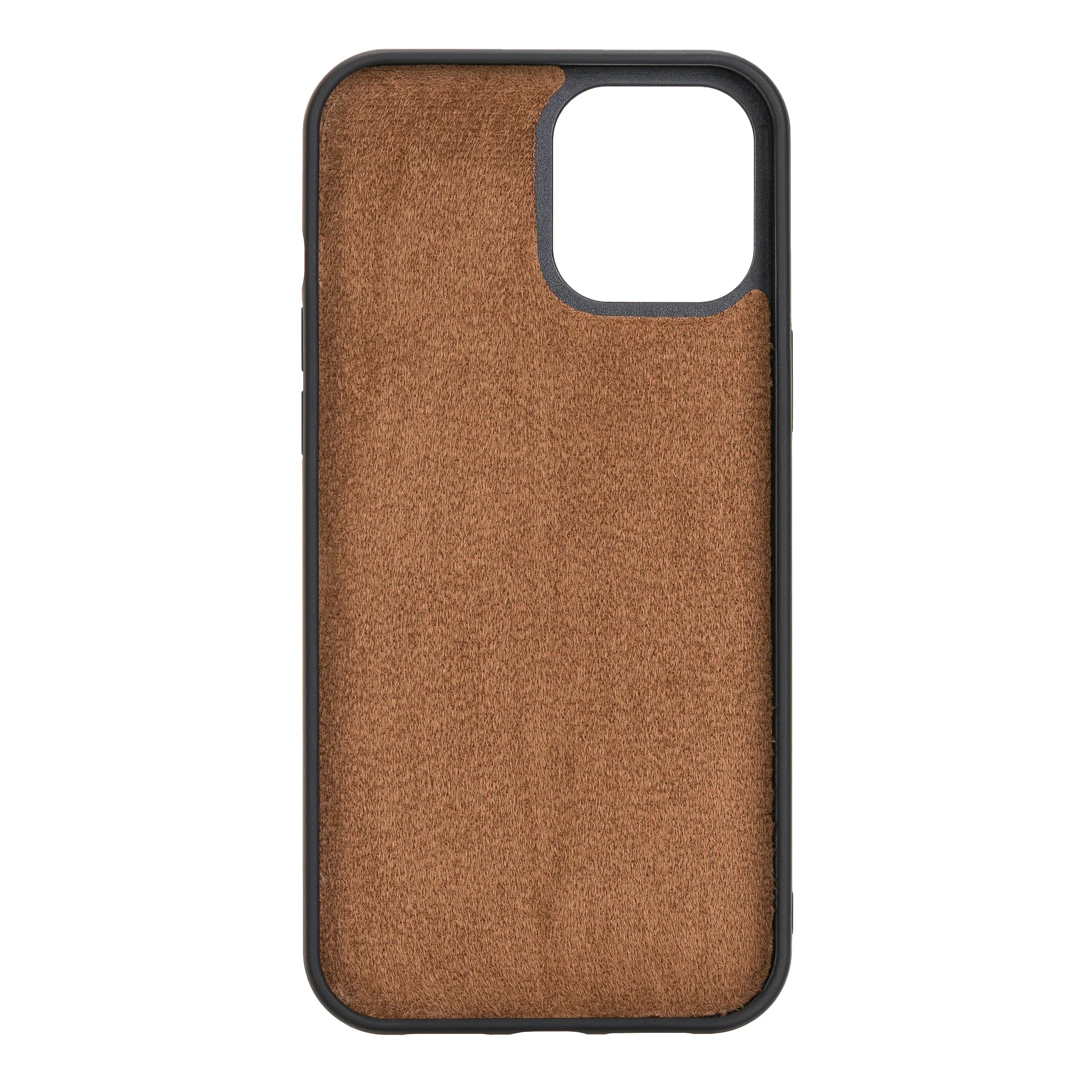 Liluri iPhone 12 Pro Max Detachable Leather Wallet Case Saddle Brown Bouletta