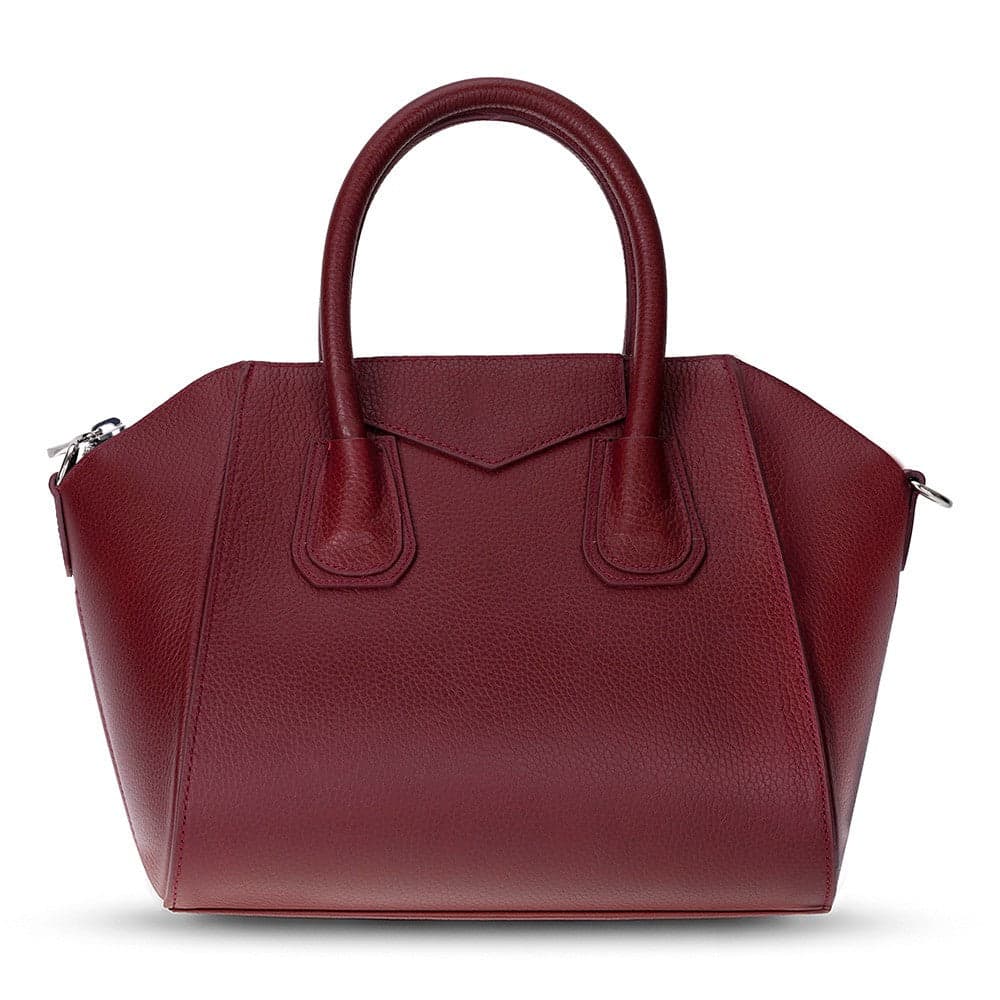 Lorenza Leather Women's Bag, Medium Bordeaux Bouletta