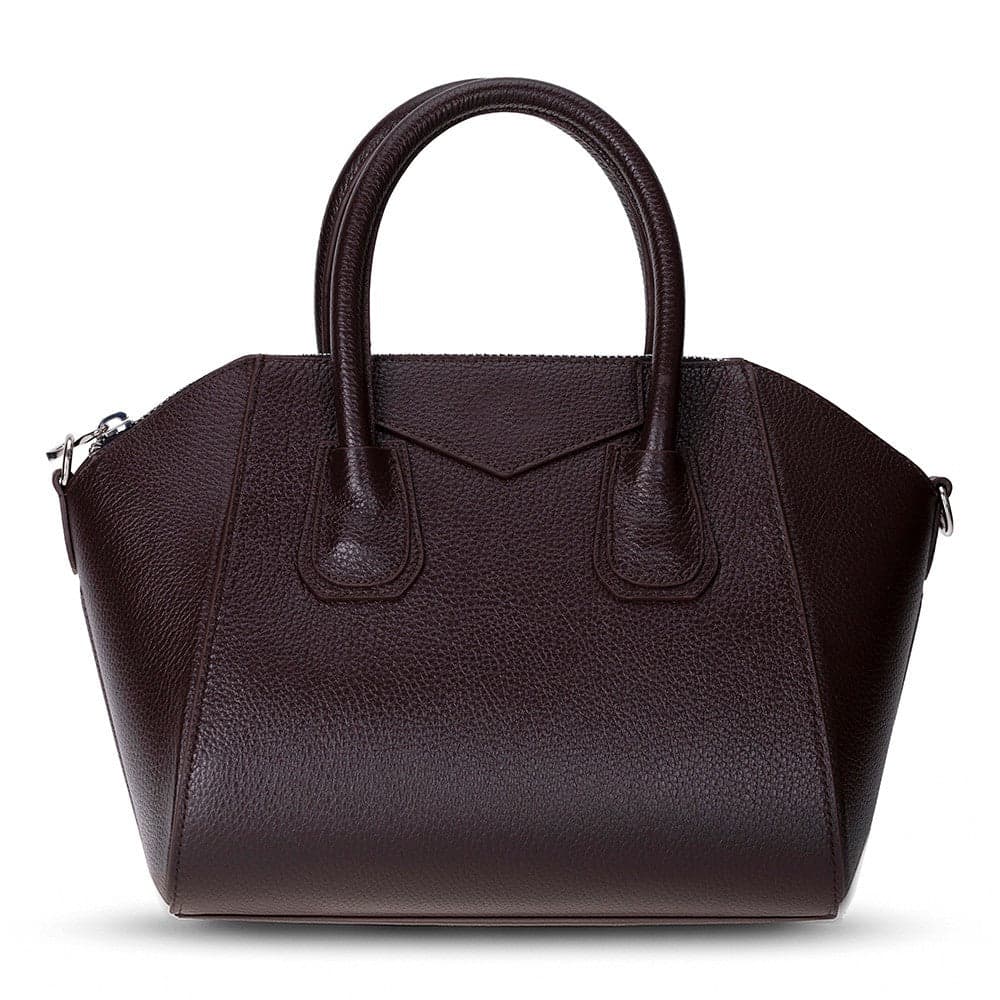 Lorenza Leather Women's Bag, Medium Brown Bouletta