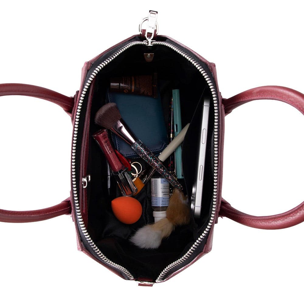 Lorenza Women's Leather Bag, Medium Bouletta