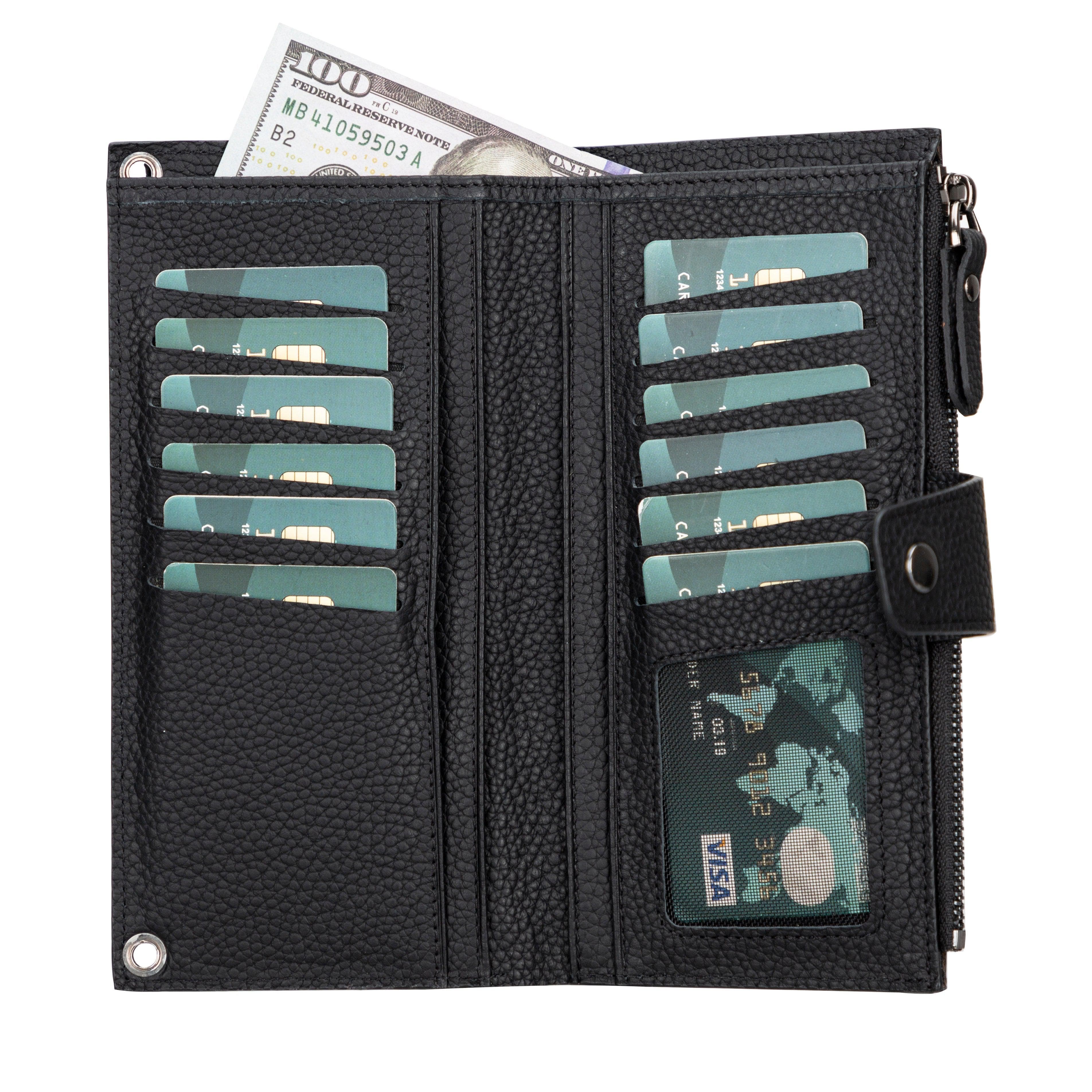 Lozan Strap Leather Wallet Bouletta