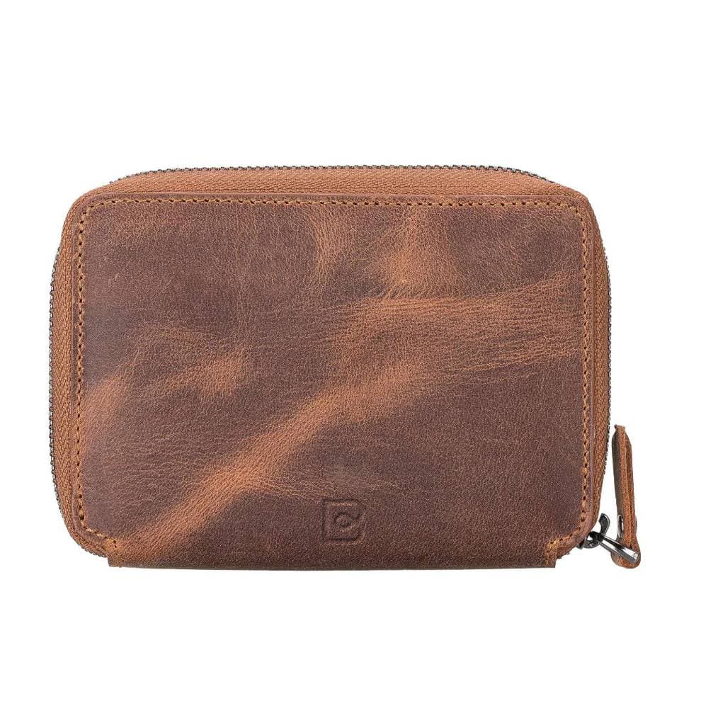 LUGANO WALLET Antic Brown Bouletta