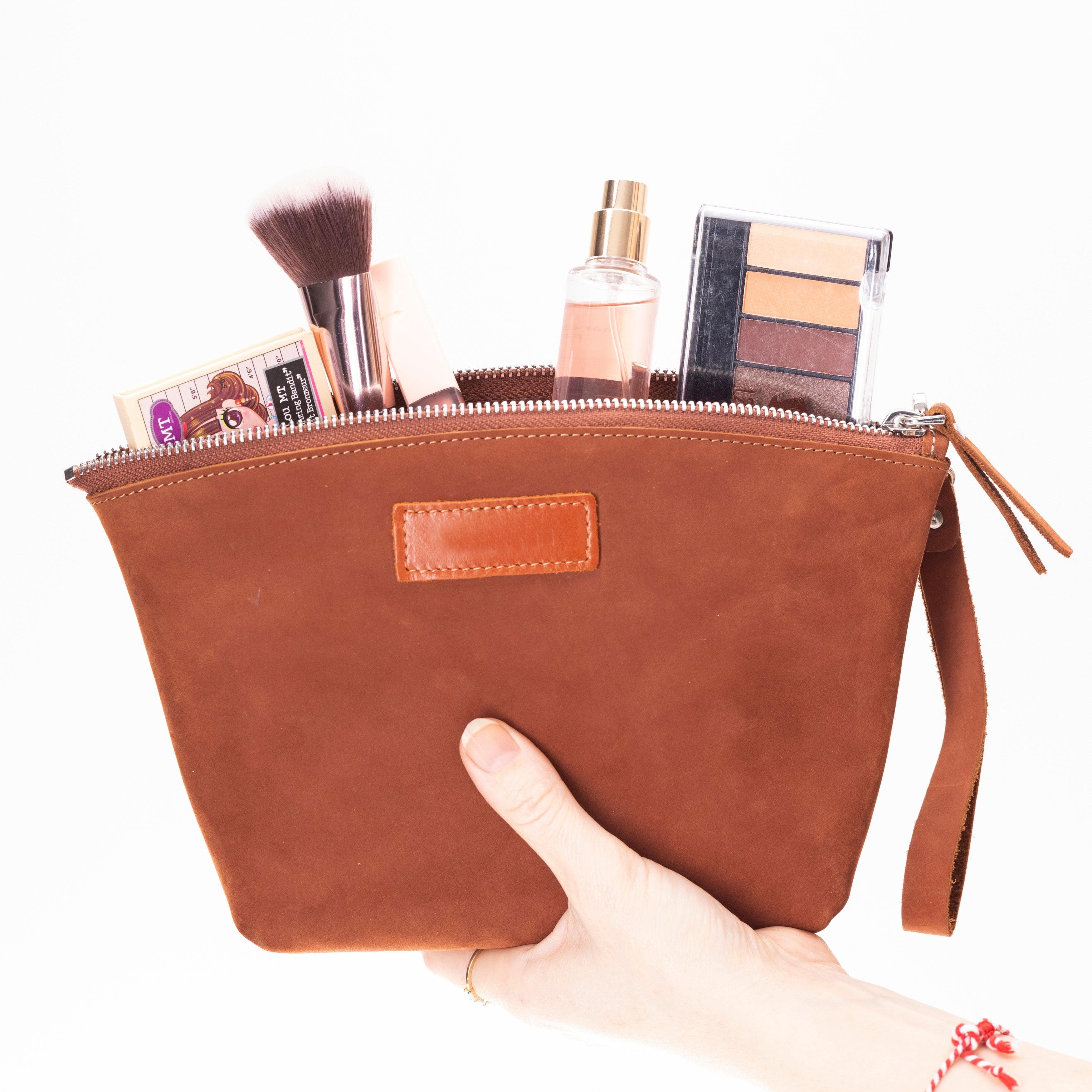 Luna Leather Dopp Kit Bouletta