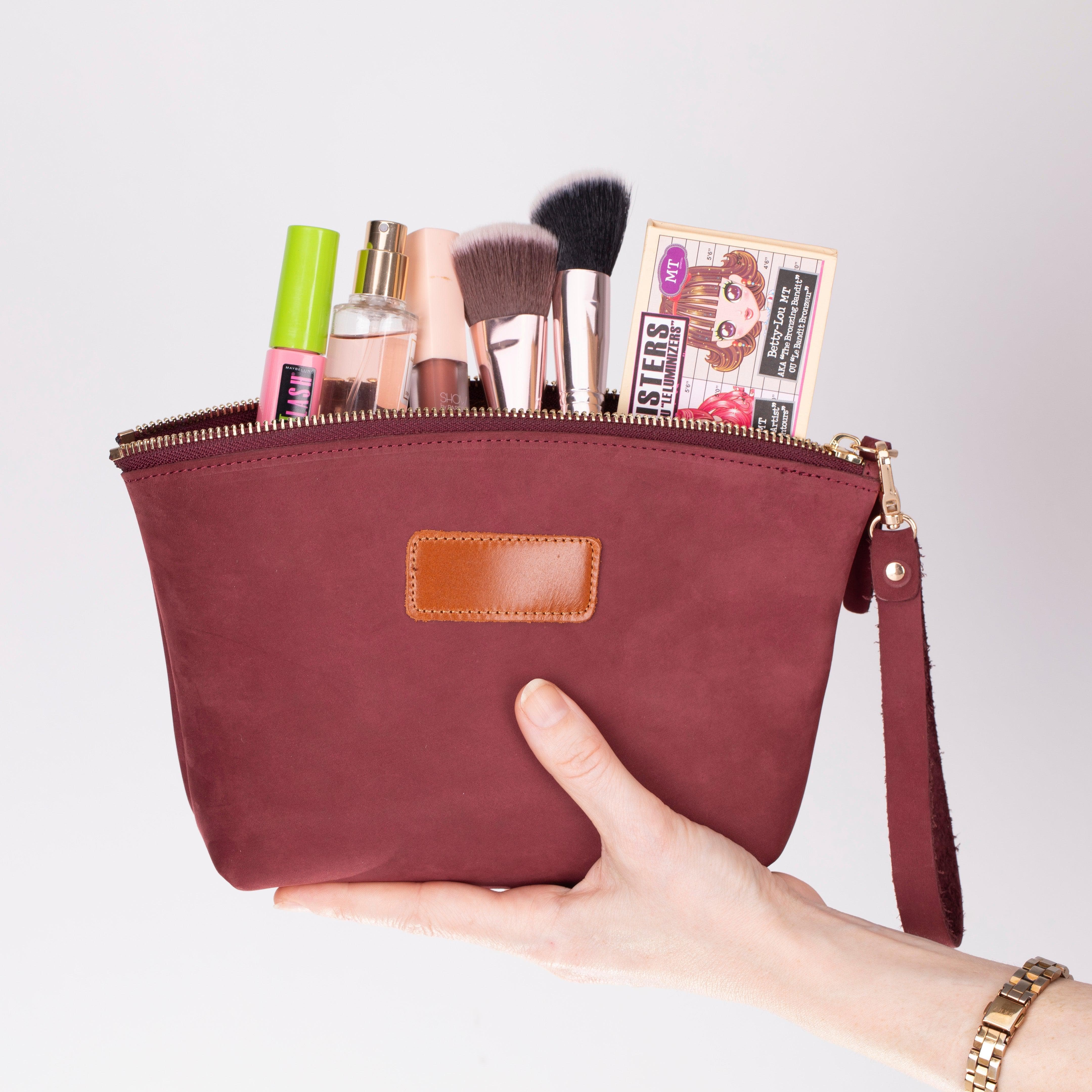 Luna Leather Dopp Kit Bouletta