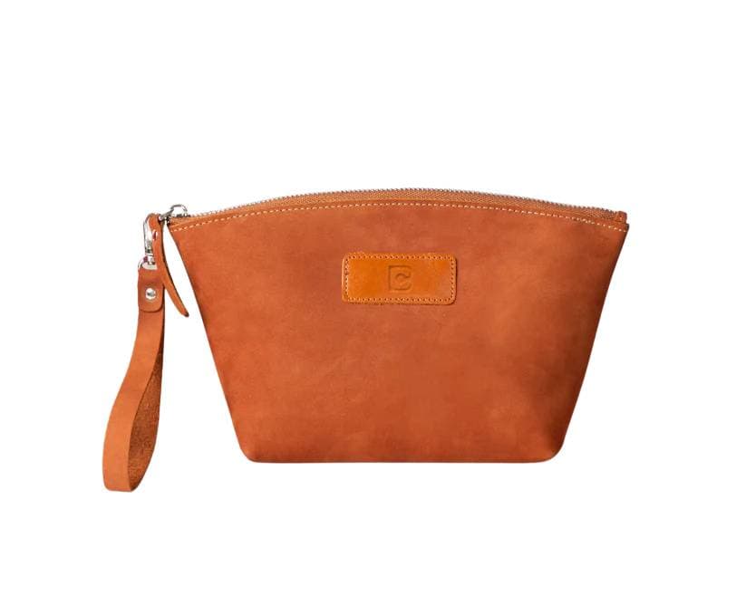 Luna Leather Dopp Kit Russet Bouletta