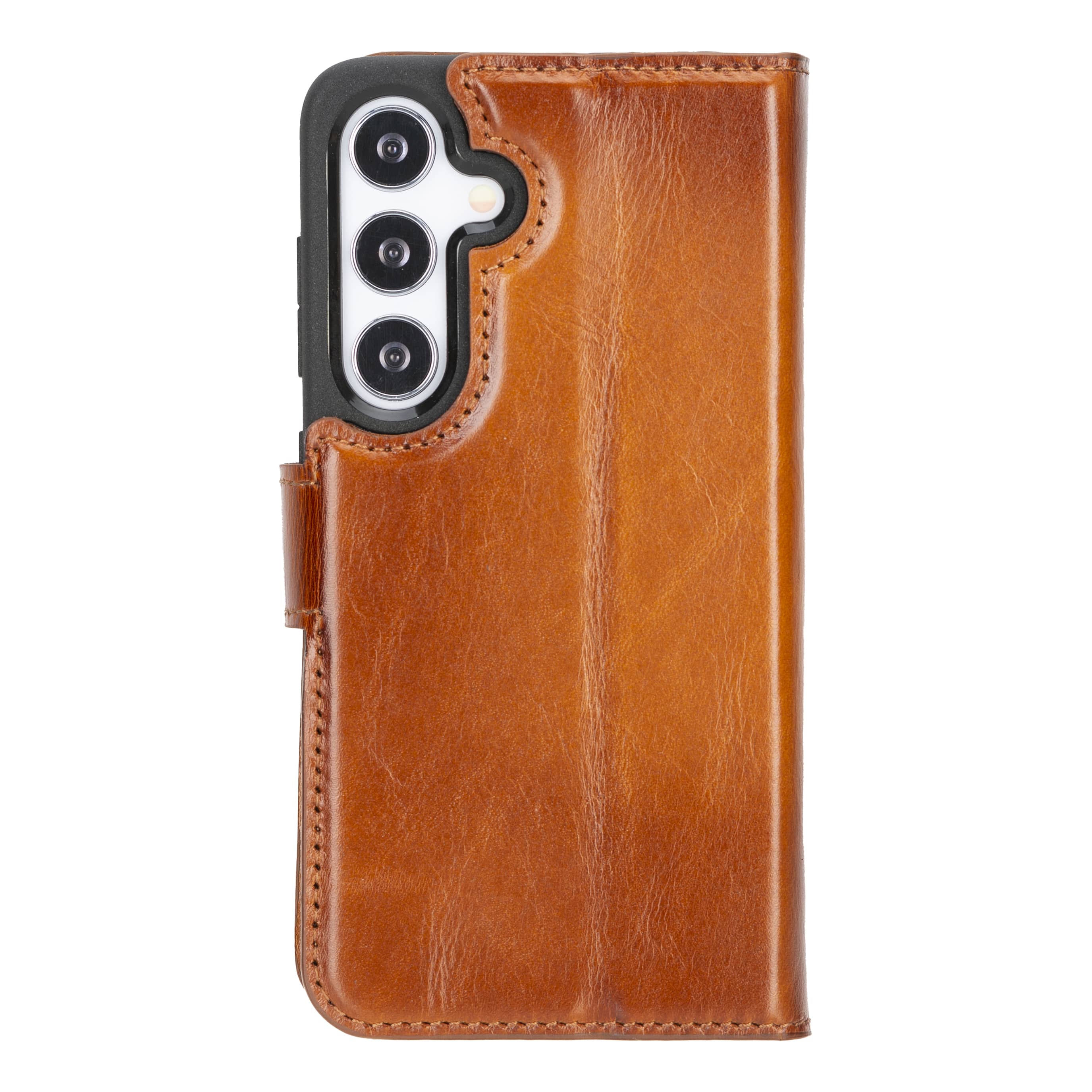 Luxury Handmade Genuine Leather Phone Case for Samsung Galaxy S25 Plus – Magnetic & Detachable, Unisex Bouletta
