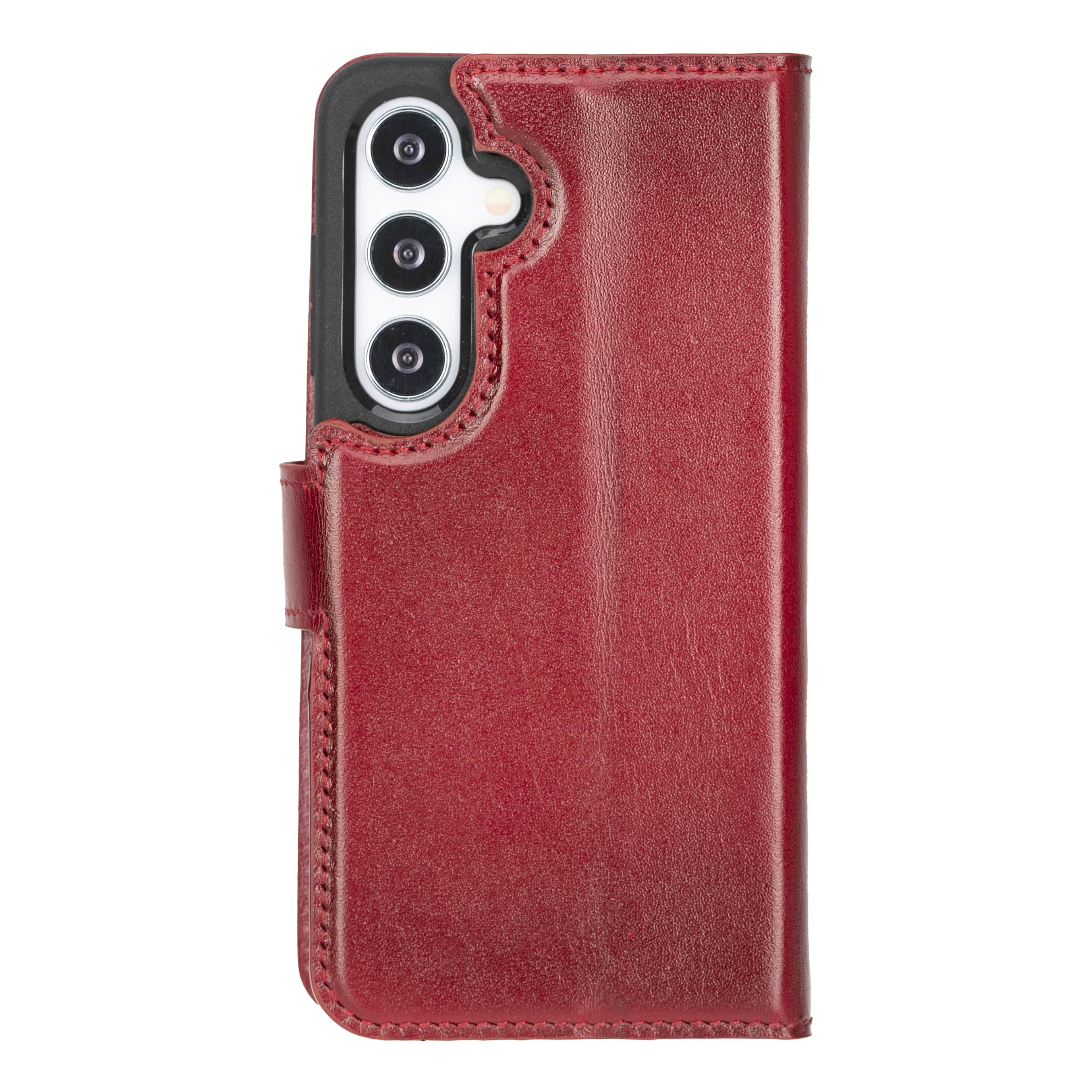 Luxury Handmade Genuine Leather Phone Case for Samsung Galaxy S25 Plus – Magnetic & Detachable, Unisex Bouletta