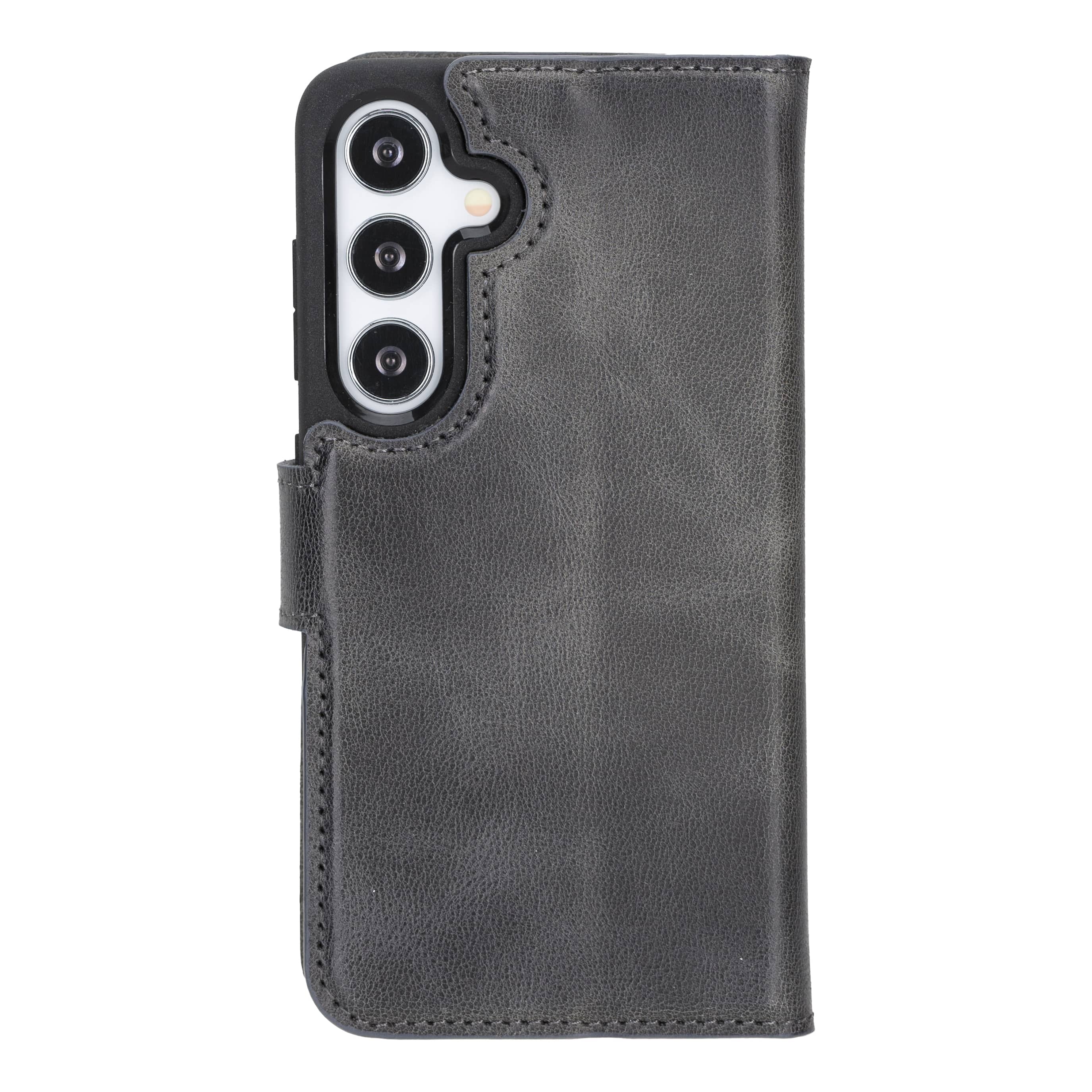 Luxury Handmade Genuine Leather Phone Case for Samsung Galaxy S25 Plus – Magnetic & Detachable, Unisex Bouletta