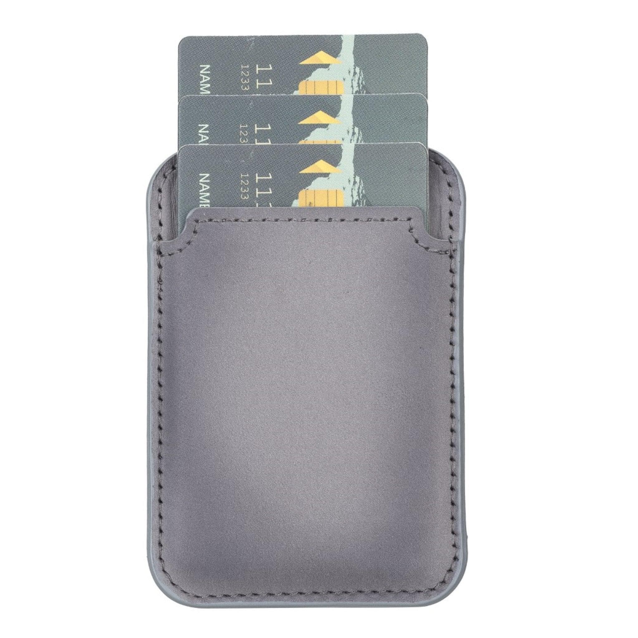 Maggy Magnetic Detachable Leather CardHolder for Back Covers