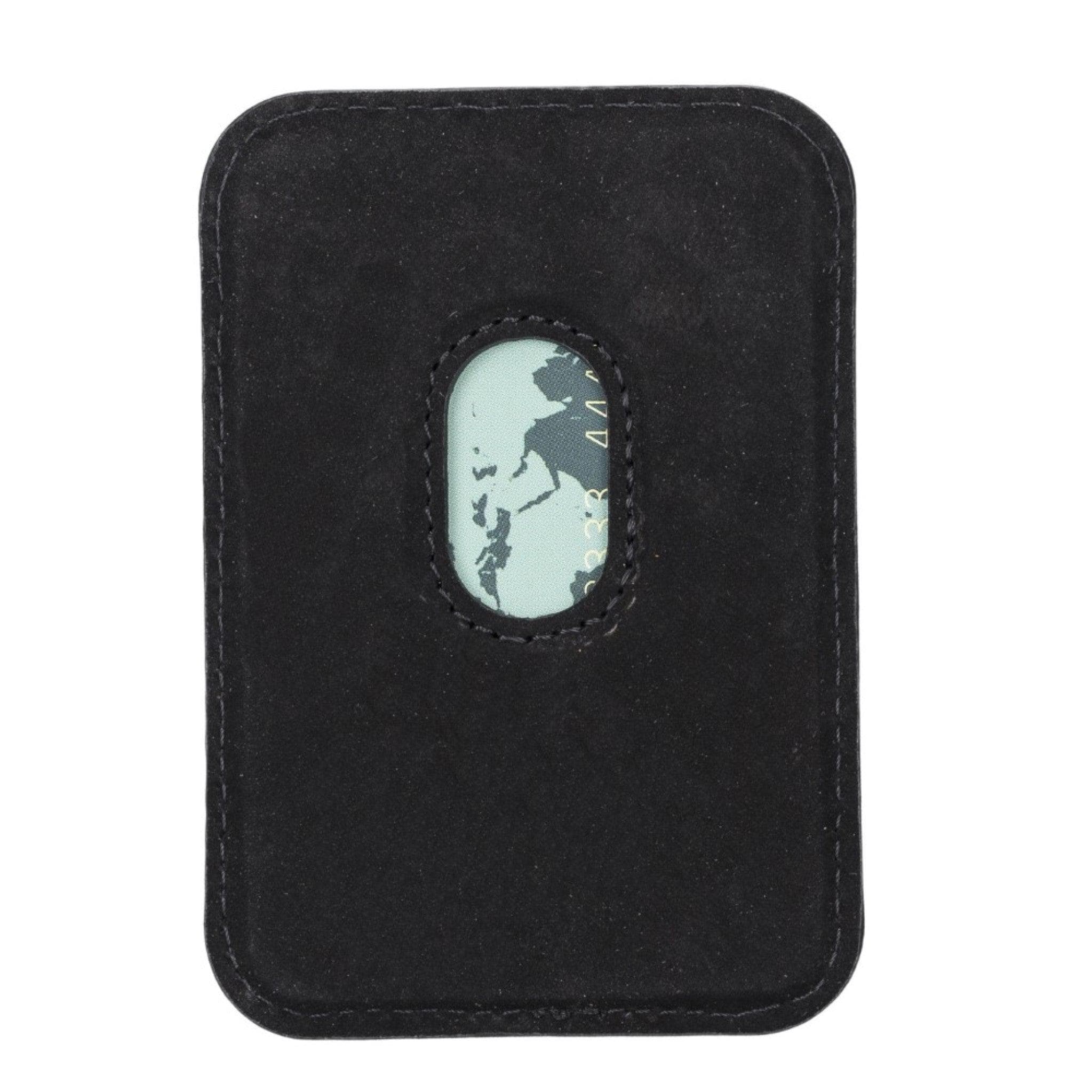 Maggy Magnetic Detachable Leather Card Holder for Back Covers