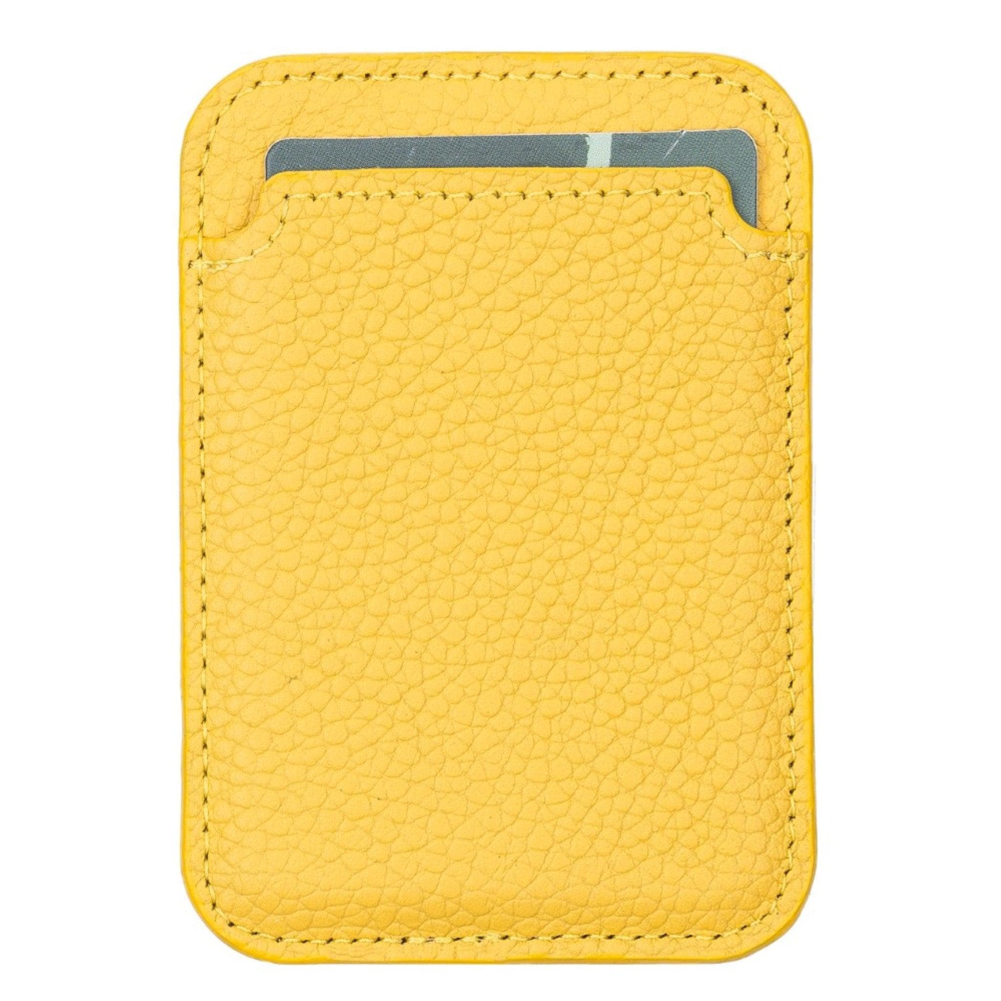 Maggy Magnetic Detachable Leather CardHolder for Back Covers