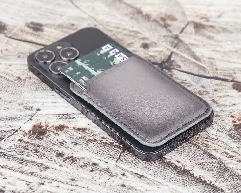 Maggy NE Magnetic Leather Card Holder - RST1 Bouletta