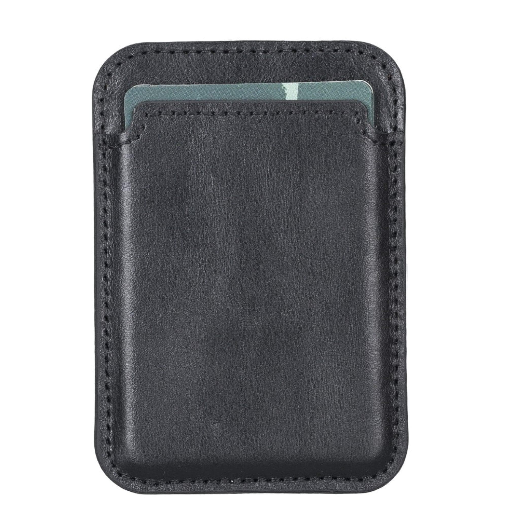 Maggy NE Magnetic Leather Card Holder - RST1 Bouletta