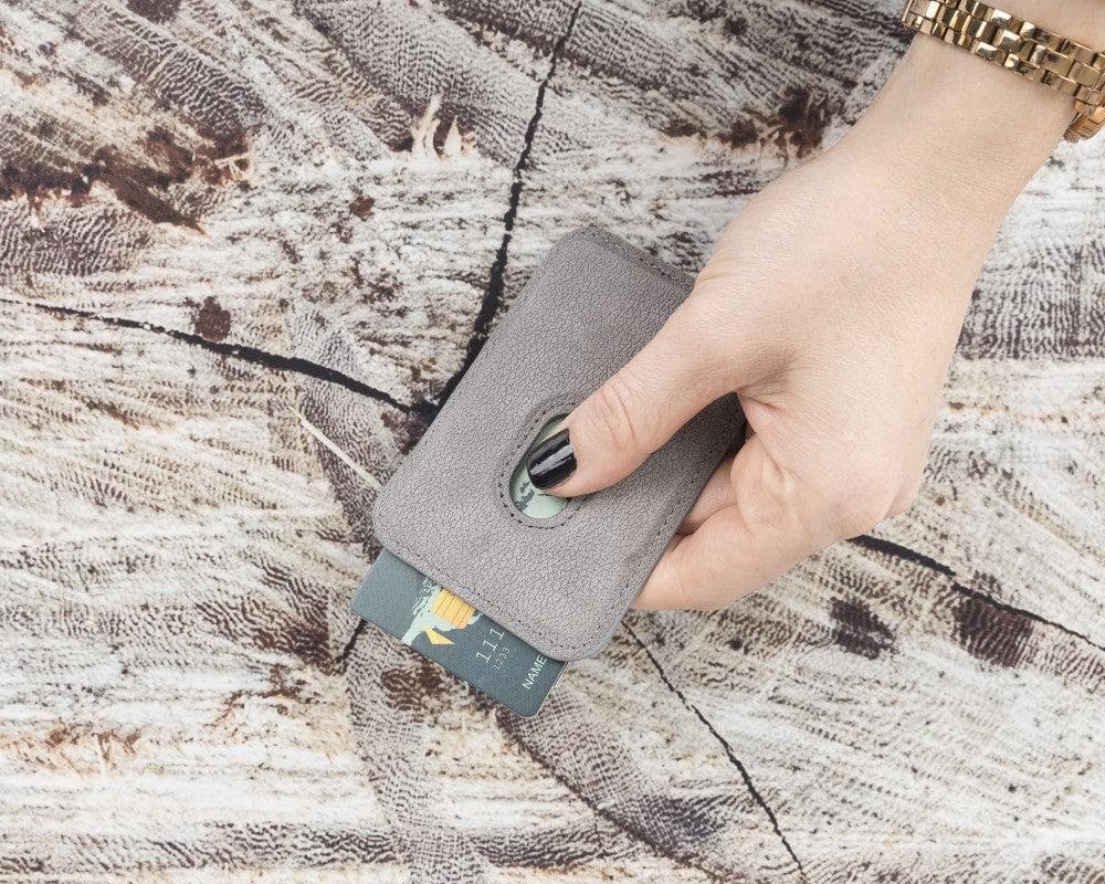 Maggy NE Magnetic Leather Card Holder - RST9 RST9 Bouletta