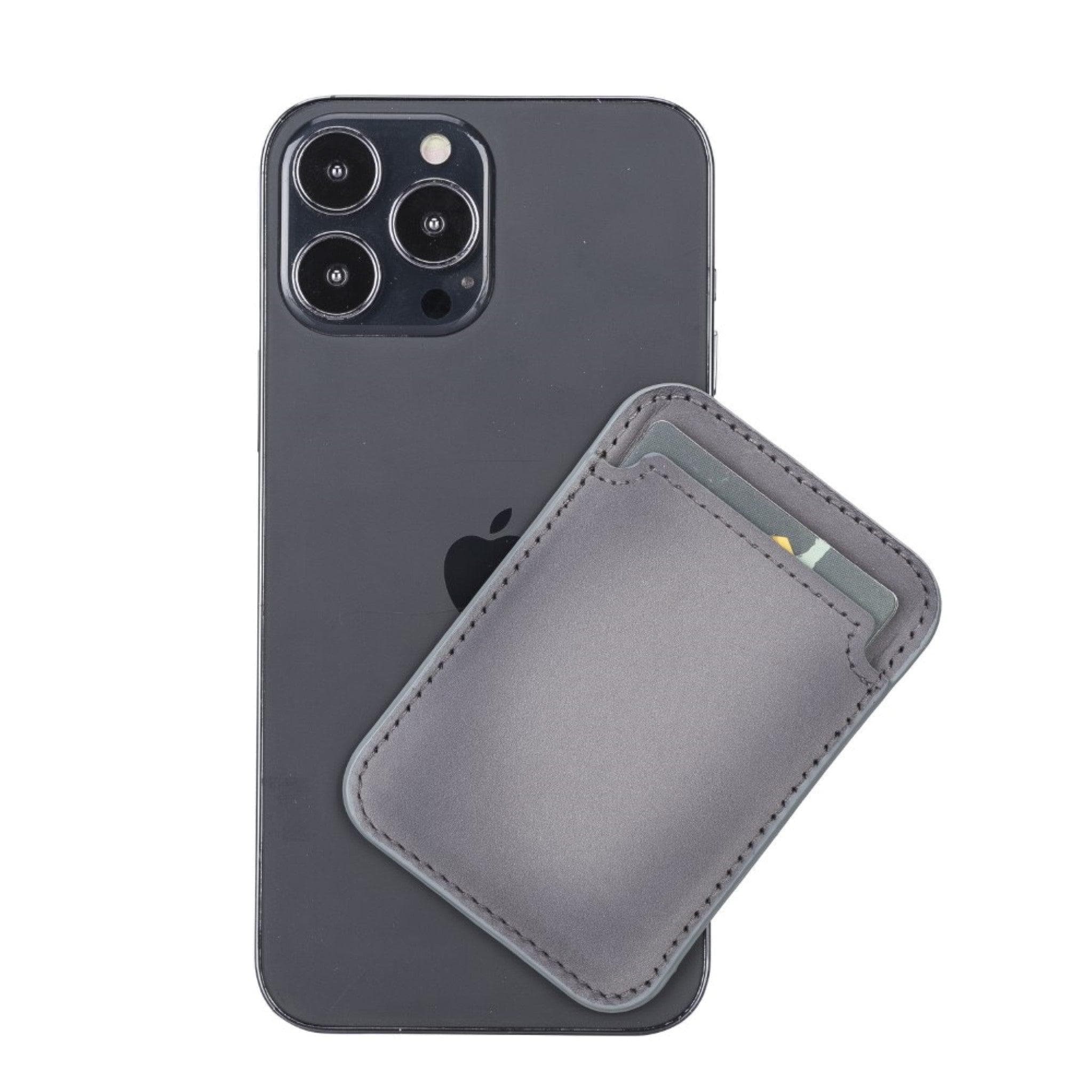 Maggy NE Magnetic Leather Card Holder - RST9 RST9 Bouletta