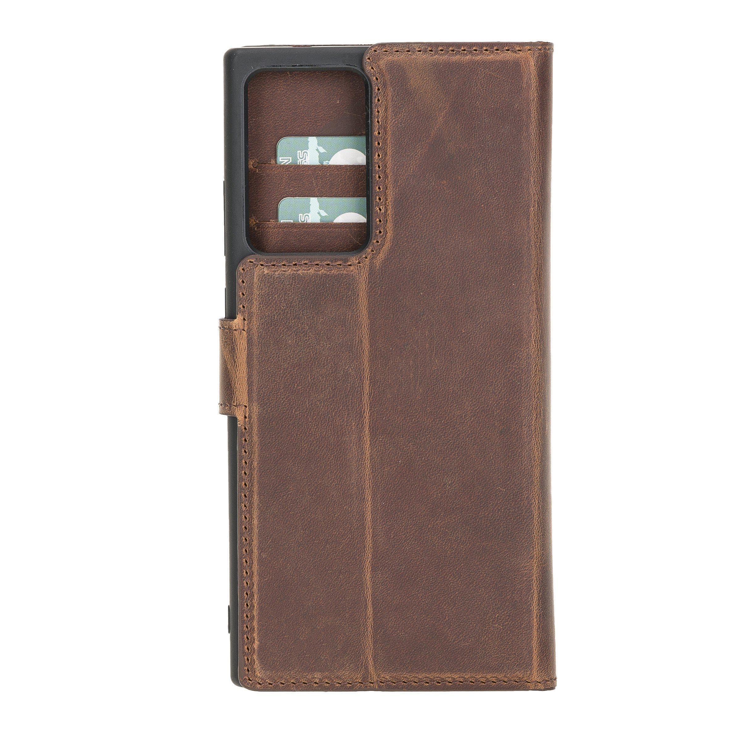 Magic Galaxy Note 20 Series Detachable Genuine Leather Wallet Case - MW Bouletta