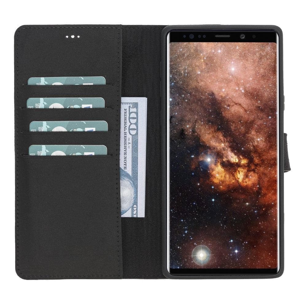 Magic Galaxy Note 9 Series Detachable Genuine Leather Wallet Case - MW Bouletta