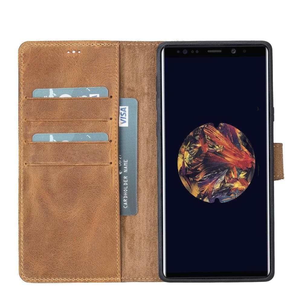 Magic Galaxy Note 9 Series Detachable Genuine Leather Wallet Case - MW Bouletta