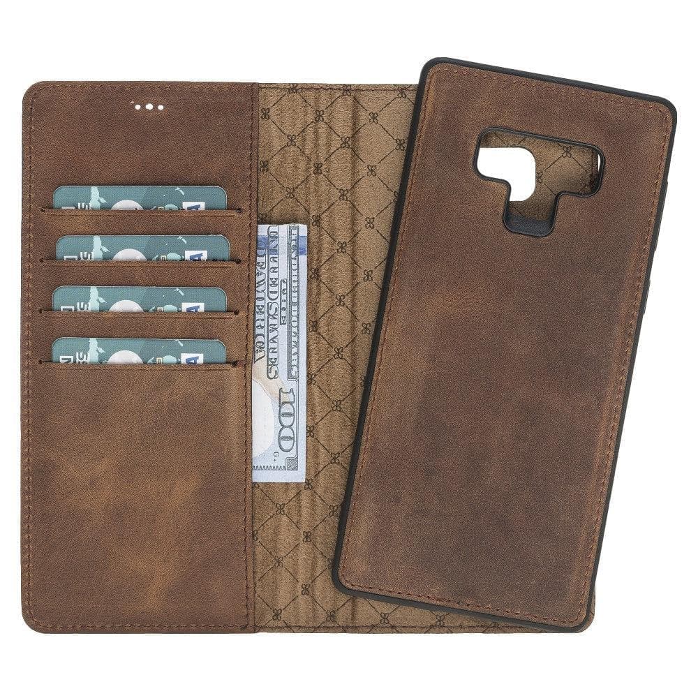 Magic Galaxy Note 9 Series Detachable Genuine Leather Wallet Case - MW Bouletta