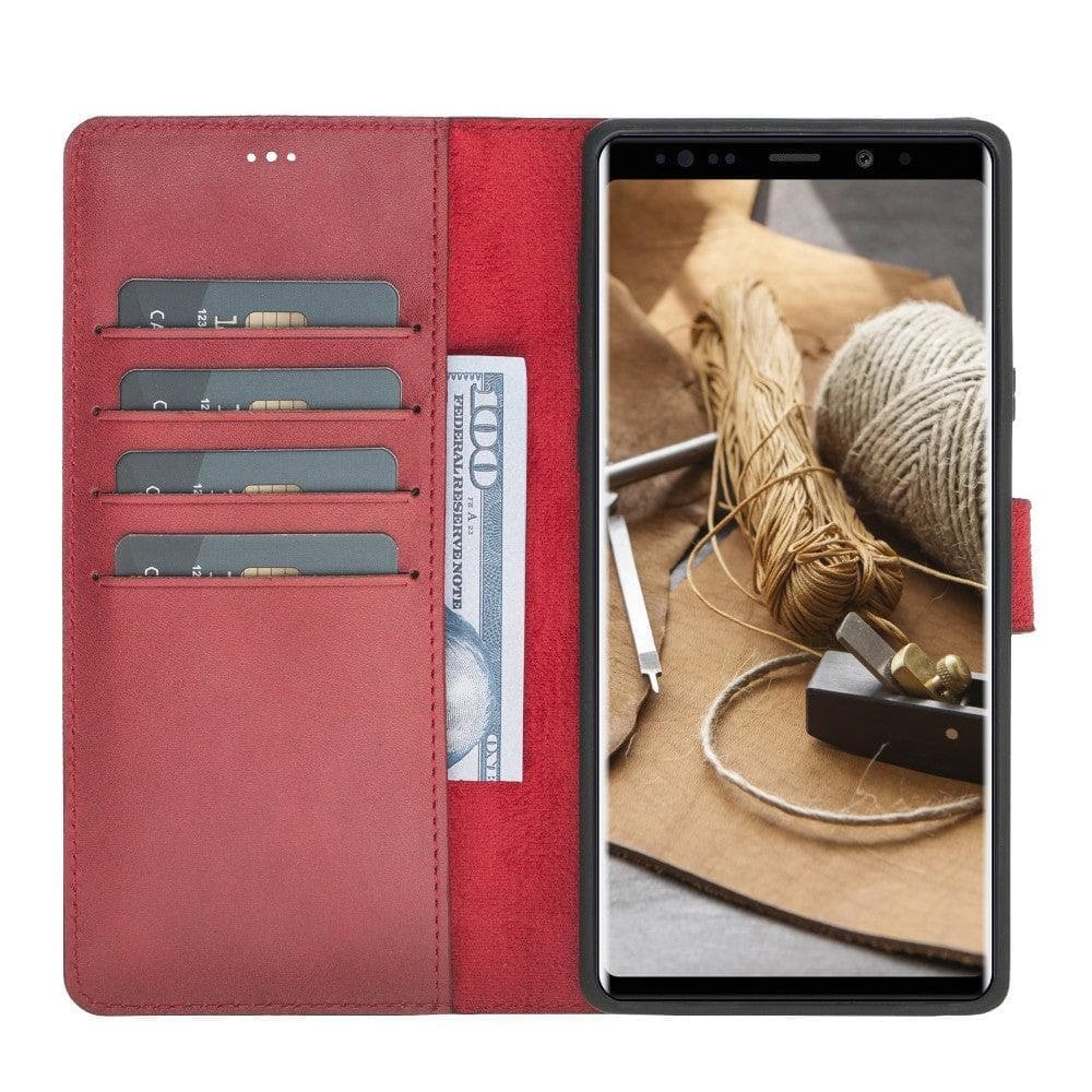 Magic Galaxy Note 9 Series Detachable Genuine Leather Wallet Case - MW Bouletta