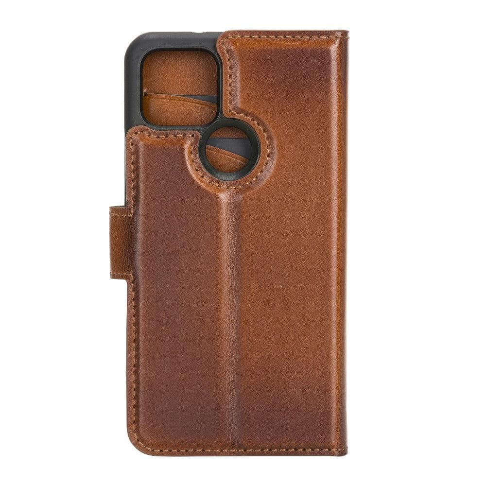 Magic Google Pixel 5 Series Detachable Genuine Leather Case / MW Bouletta