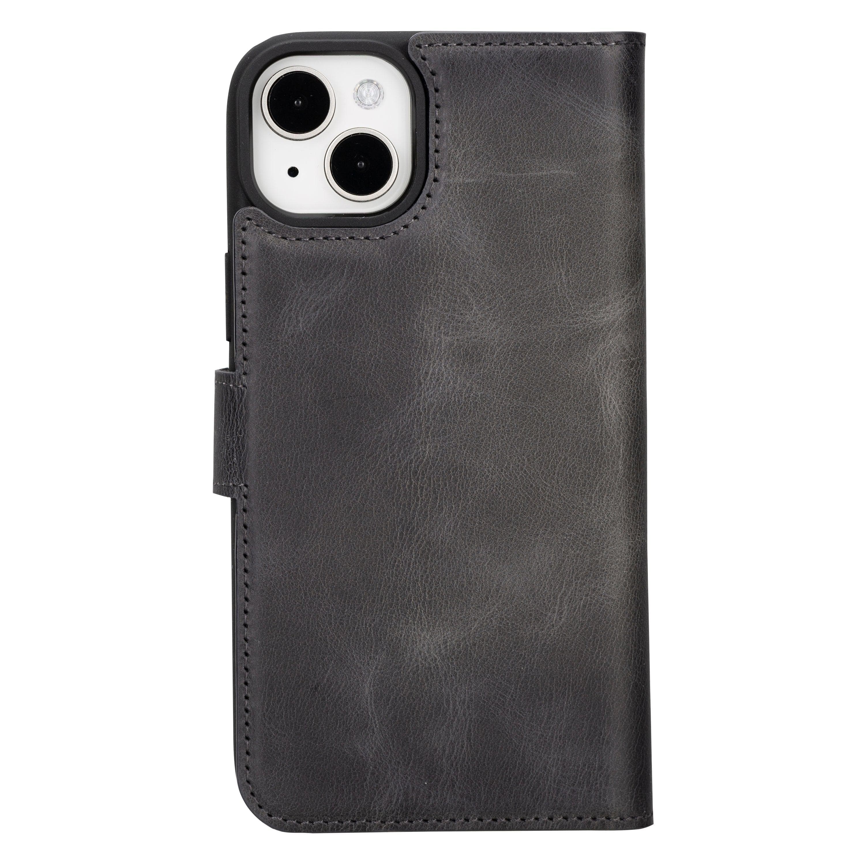 Magic iPhone 16 Plus Detachable Genuine Leather Case Bouletta