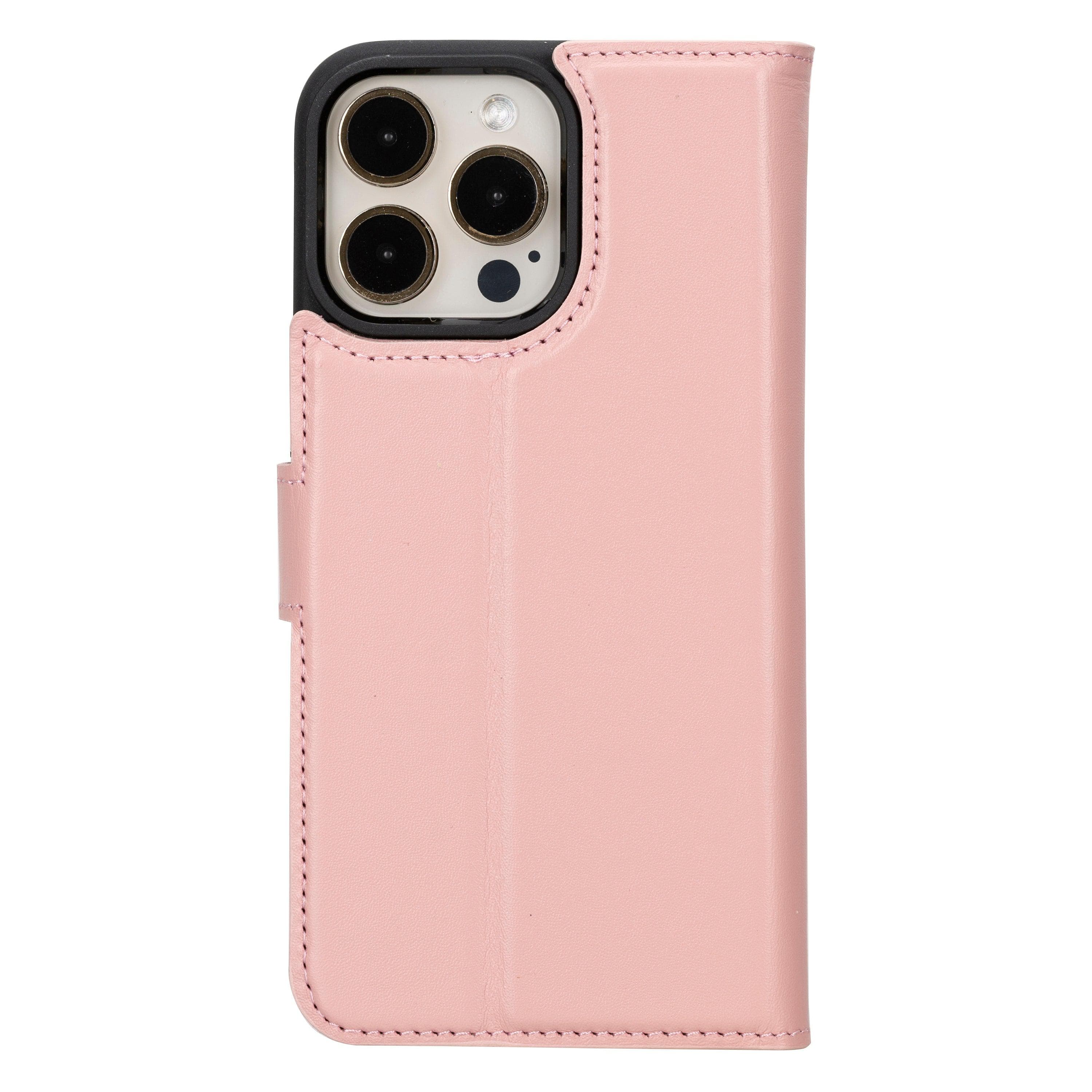 Magic iPhone 16 Pro Detachable Genuine Leather Case Bouletta