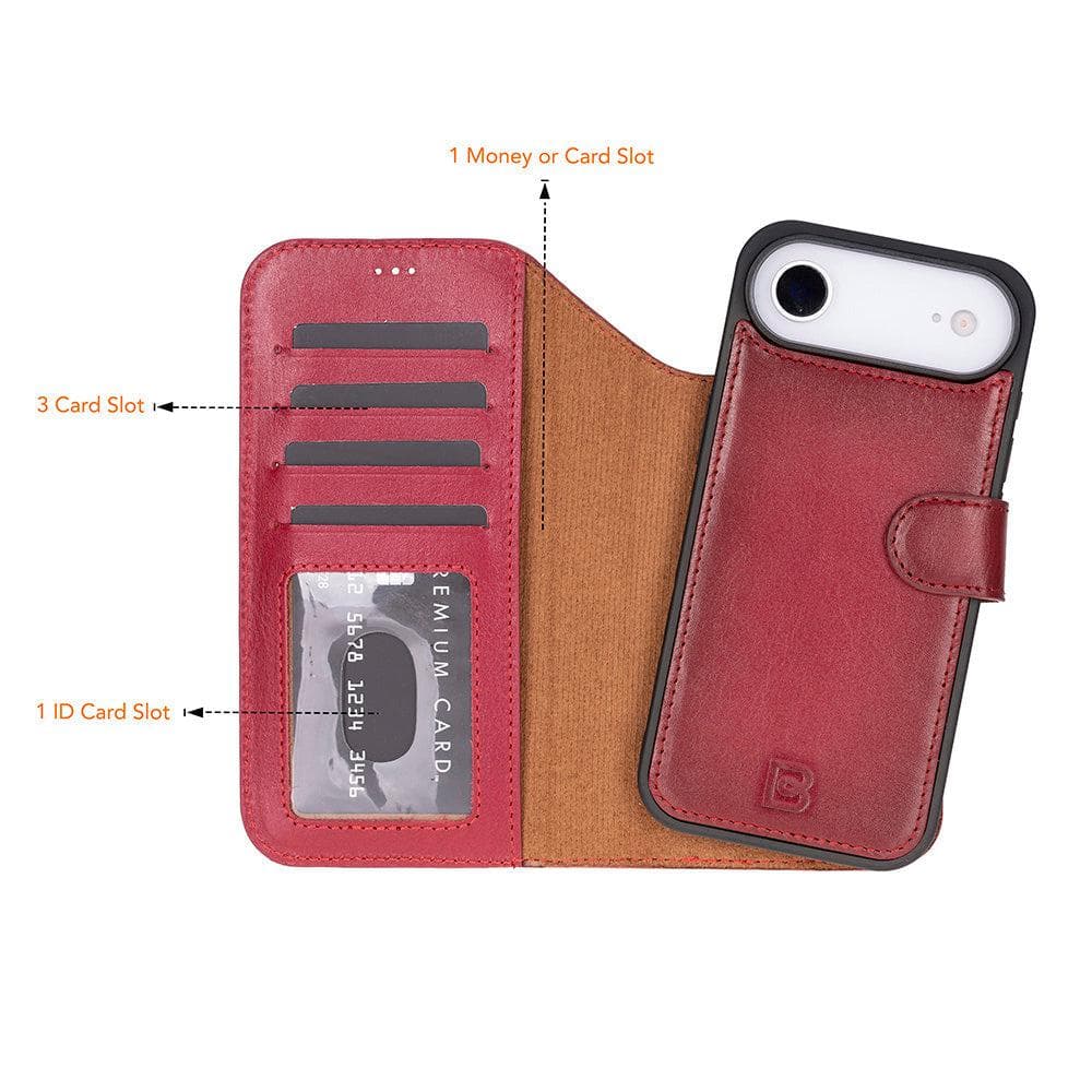 Magic iPhone 17 Air Detachable Leather Wallet Case Bouletta
