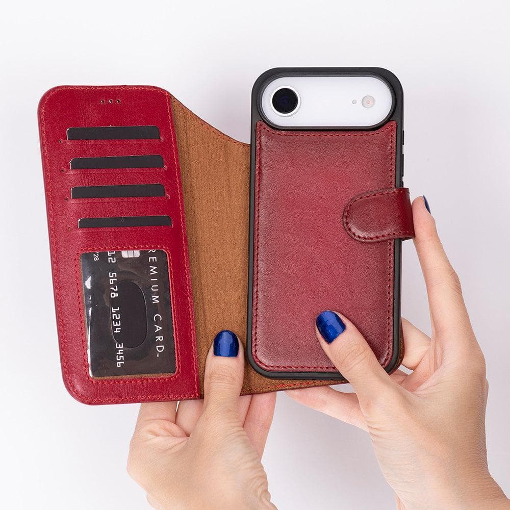 Magic iPhone 17 Air Detachable Leather Wallet Case Bouletta