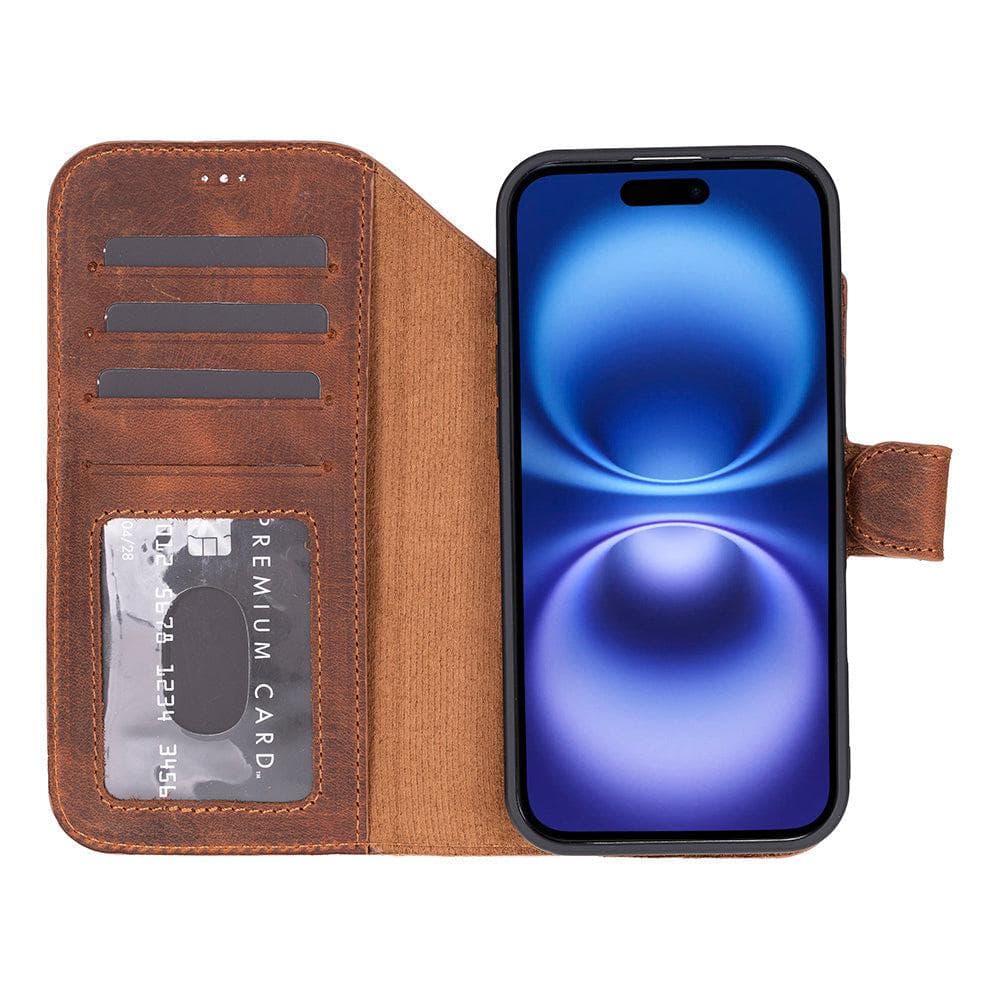 Magic iPhone 17 Air Detachable Leather Wallet Case Bouletta