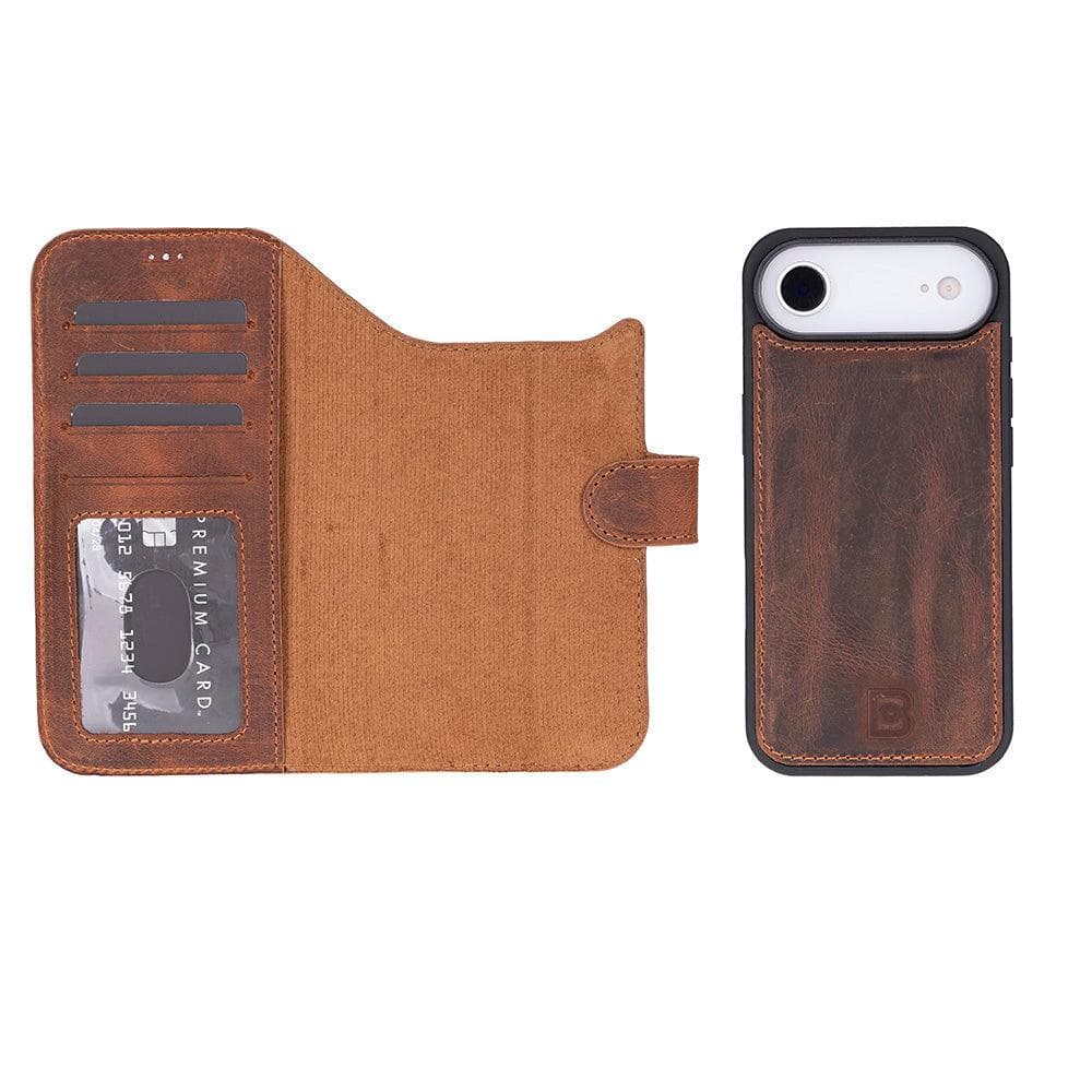 Magic iPhone 17 Air Detachable Leather Wallet Case Bouletta