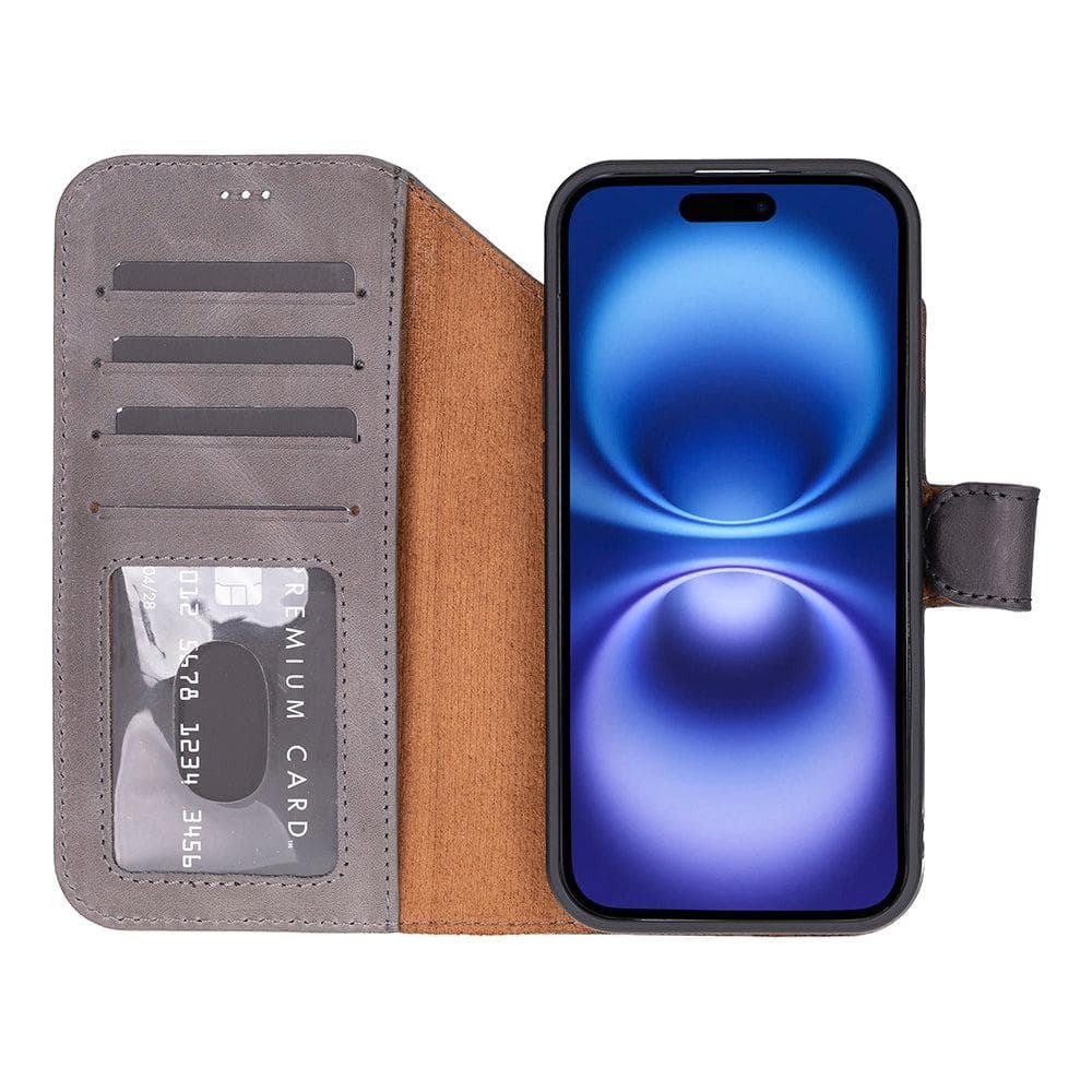Magic iPhone 17 Air Detachable Leather Wallet Case Bouletta