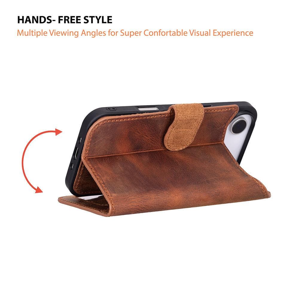 Magic iPhone 17 Air Detachable Leather Wallet Case Bouletta