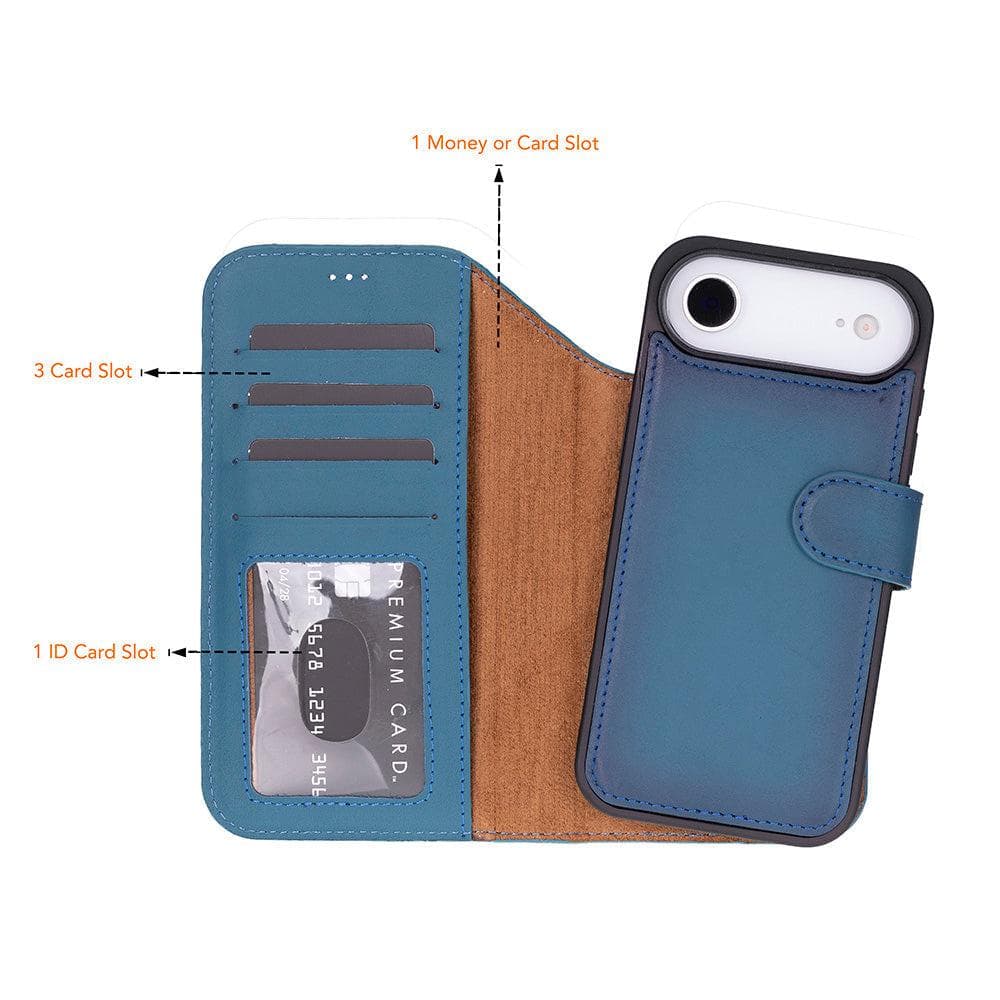 Magic iPhone 17 Air Leather Detachable Wallet Case Bouletta