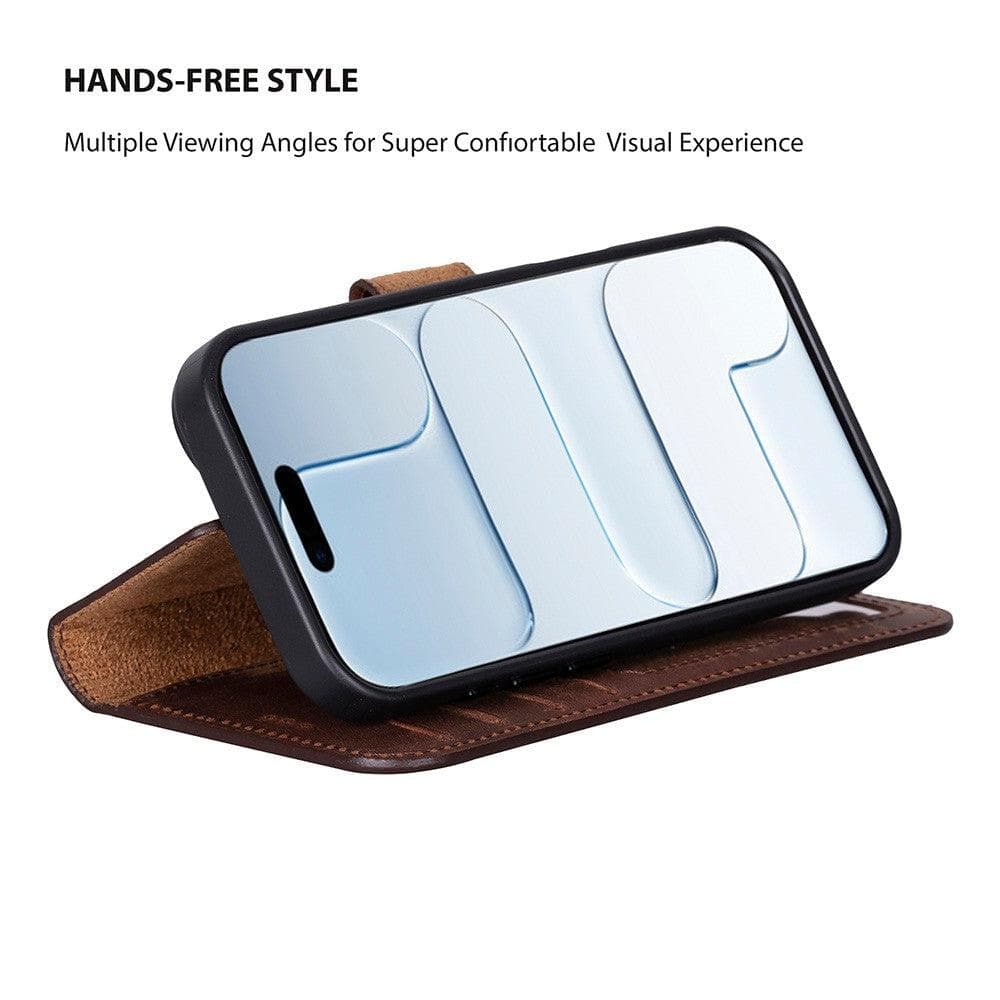 Magic iPhone 17 Detachable Leather Wallet Case Bouletta