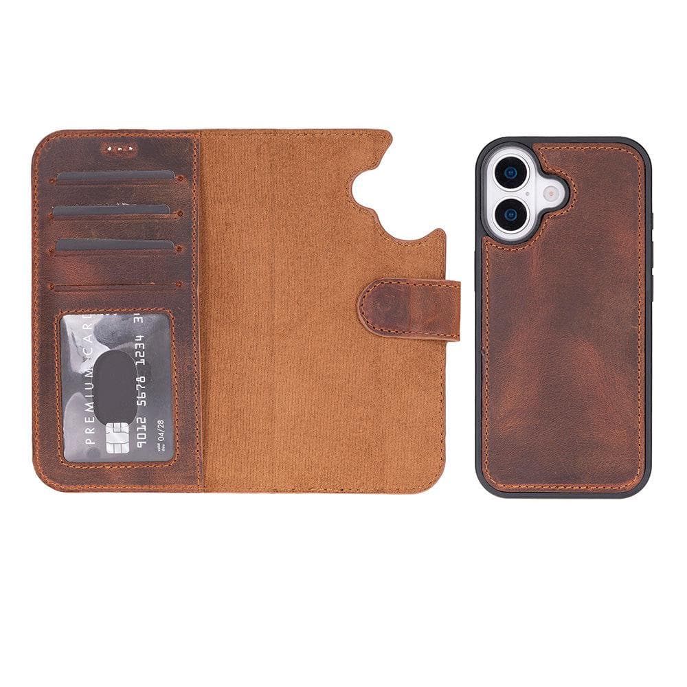 Magic iPhone 17 Leather Detachable Wallet Case Bouletta
