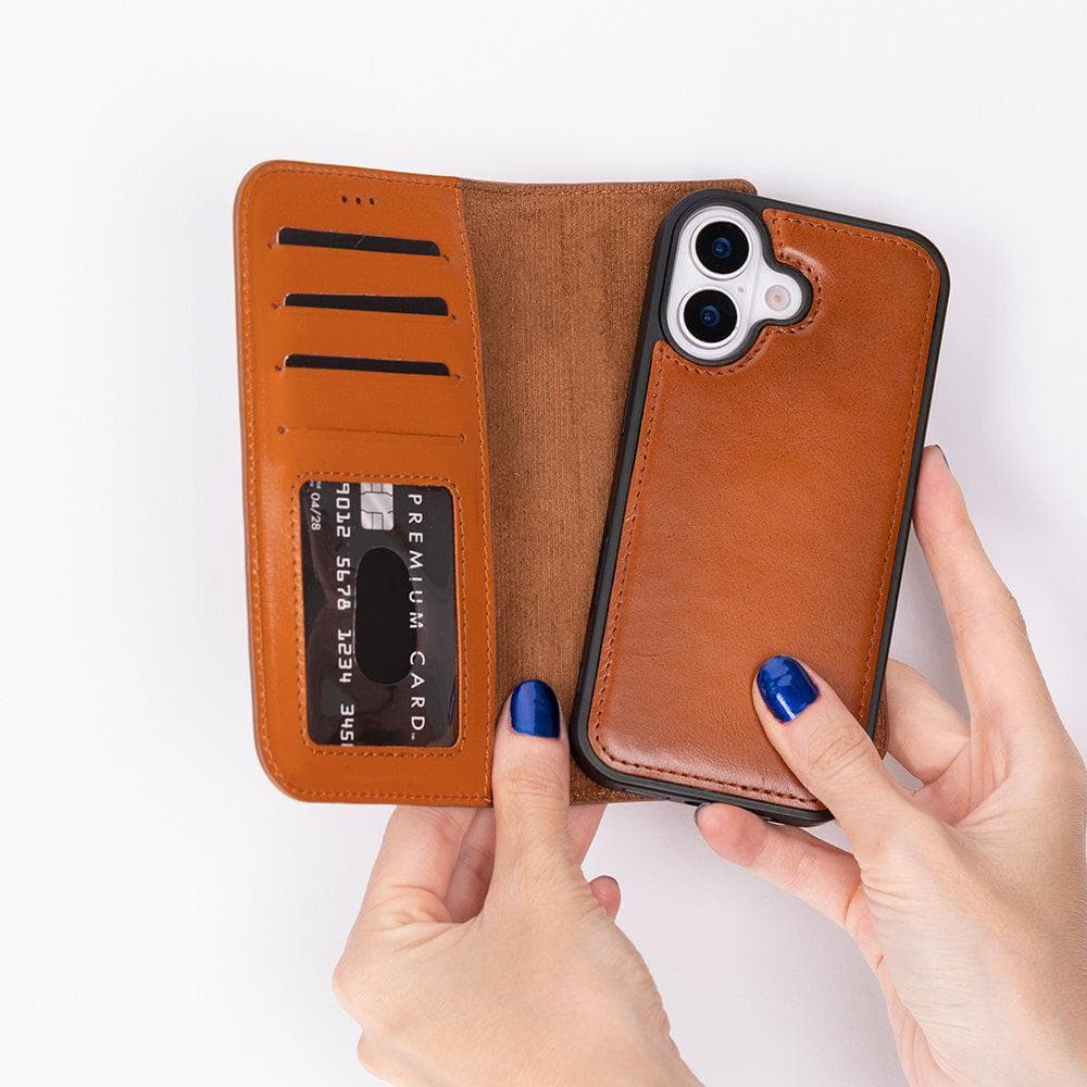 Magic iPhone 17 Leather Detachable Wallet Case Bouletta