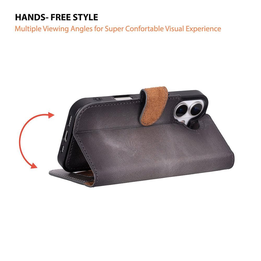 Magic iPhone 17 Leather Detachable Wallet Case Bouletta