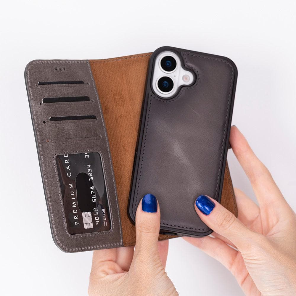 Magic iPhone 17 Leather Detachable Wallet Case Bouletta