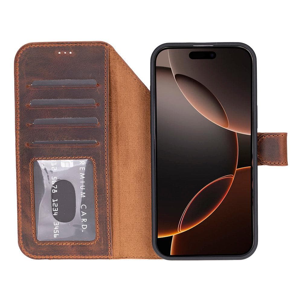Magic iPhone 17 Pro Leather Detachable Wallet Case Bouletta