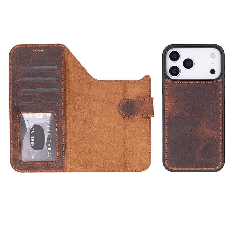 Magic iPhone 17 Pro Leather Detachable Wallet Case Bouletta