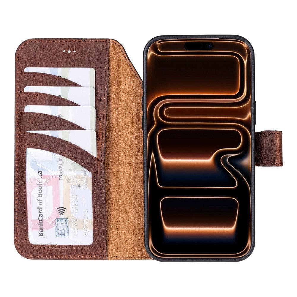 Magic iPhone 17 Pro Max Detachable Leather Wallet Case Bouletta