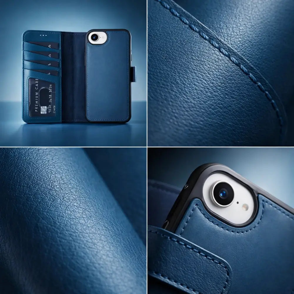 Magic iPhone 17e/16e Detachable Leather Wallet Case Bouletta