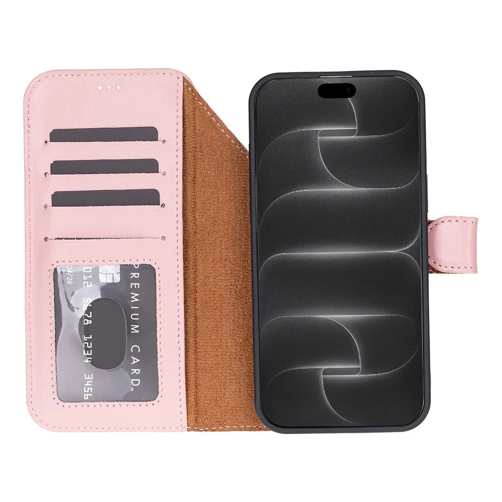 Magic iPhone 18 Pro Leather Detachable Wallet Case Bouletta