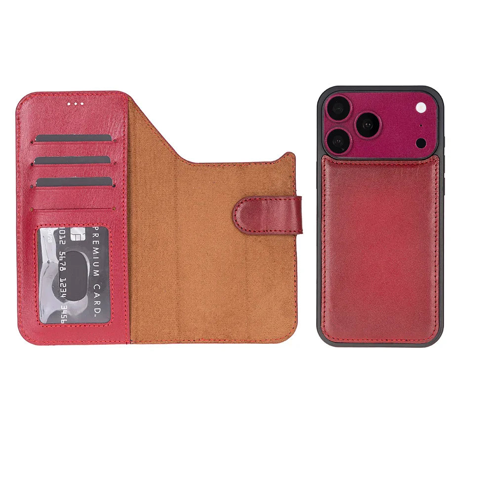 Magic iPhone 18 Pro Leather Detachable Wallet Case Bouletta