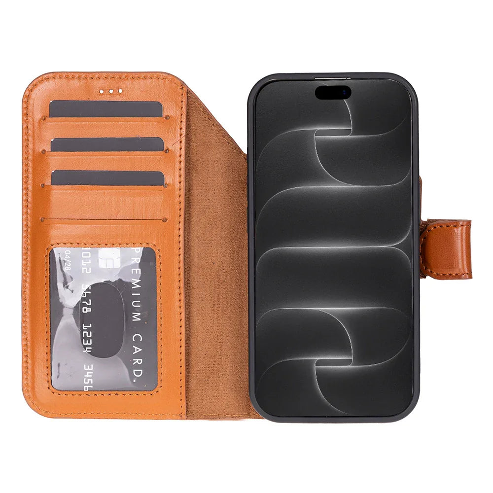 Magic iPhone 18 Pro Leather Detachable Wallet Case Bouletta