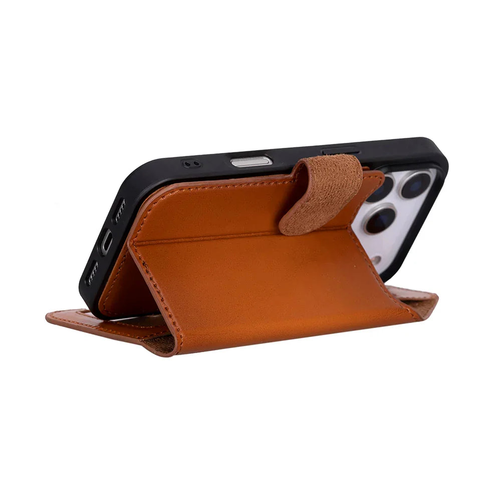 Magic iPhone 18 Pro Leather Detachable Wallet Case Bouletta